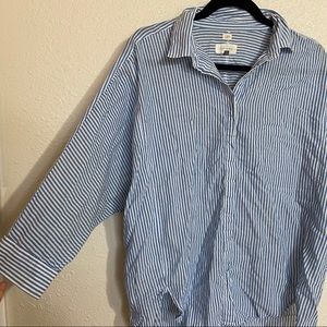 Loft striped button down